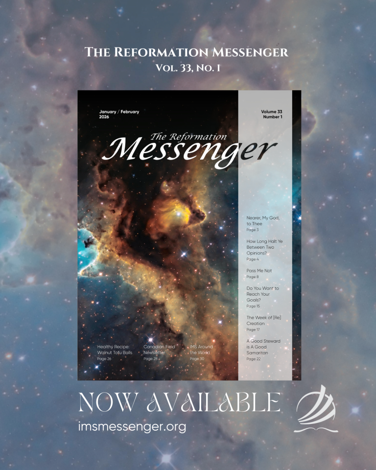 Reformation Messenger Vol. 33, No. 1