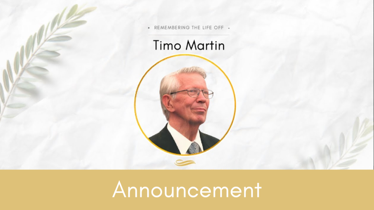 Announcement