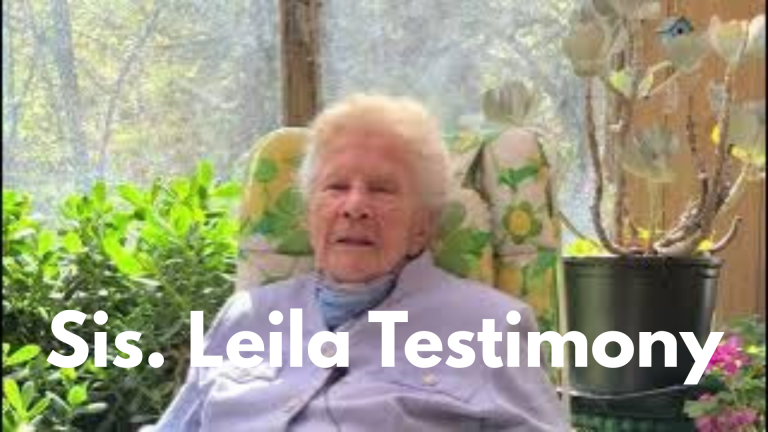 Testimony Sis. Leila McTavish