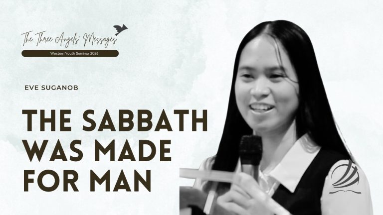 “The Sabbath Was Made for Man”