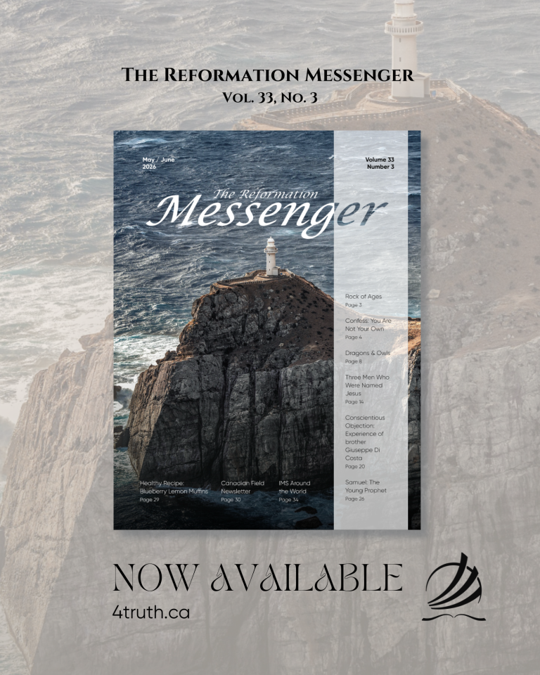The Reformation Messenger, Vol. 33, No. 3